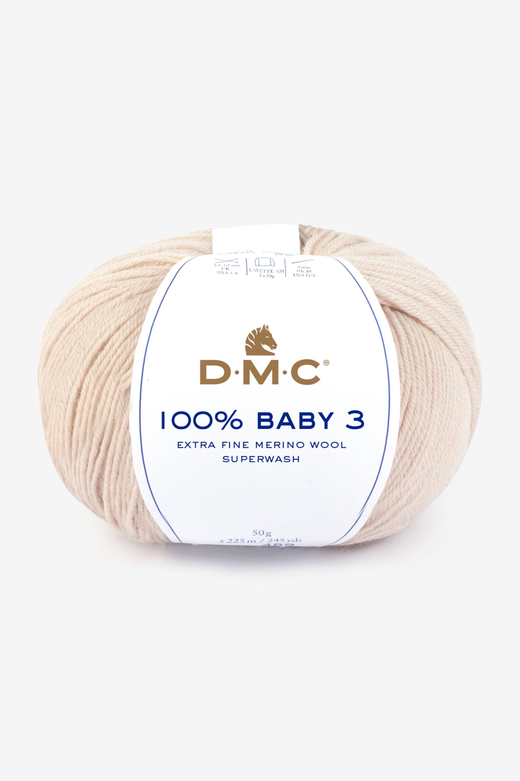 dmc-100-baby-filato-maglieria-lana-merino-50-g-225-m image 1