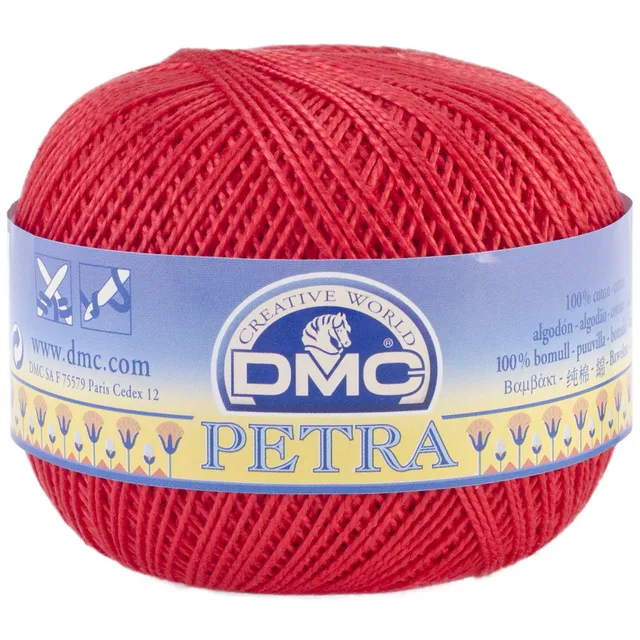 dmc-petra-n-5-filato-cotone-per-uncinetto-100-g image 1
