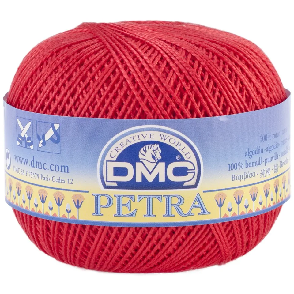 dmc-petra-n-5-filato-cotone-per-uncinetto-100-g image 1