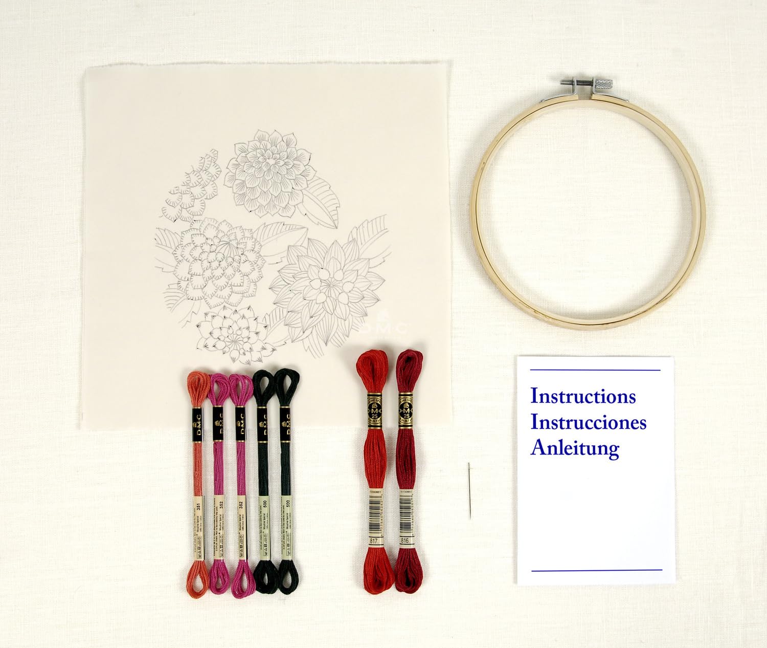 dmc-dahlias-14-5-cm-kit-ricamo-a-punto-croce image 3