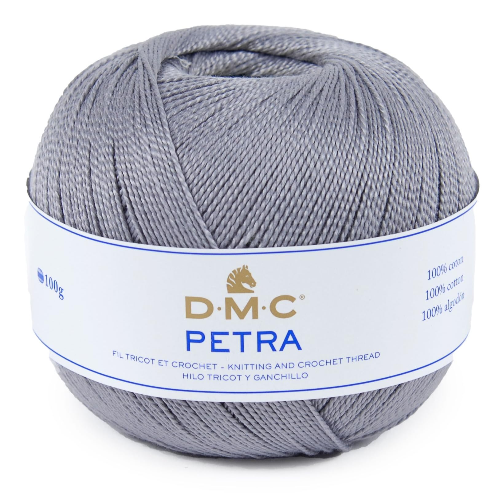 dmc-petra-n-5-filato-cotone-uncinetto-e-maglia-100g-400m image 1