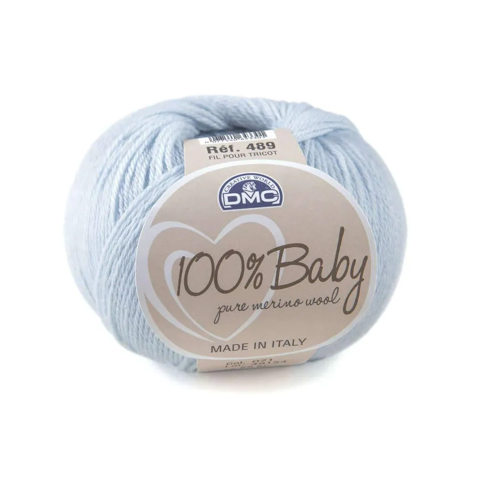 dmc-100-baby-filato-lana-merino-50-g-225-m-morbidissimo-per-beb image 1