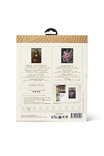 dmc-le-louvre-kit-ricamo-avanzato-gioconda-e-peonie image 7