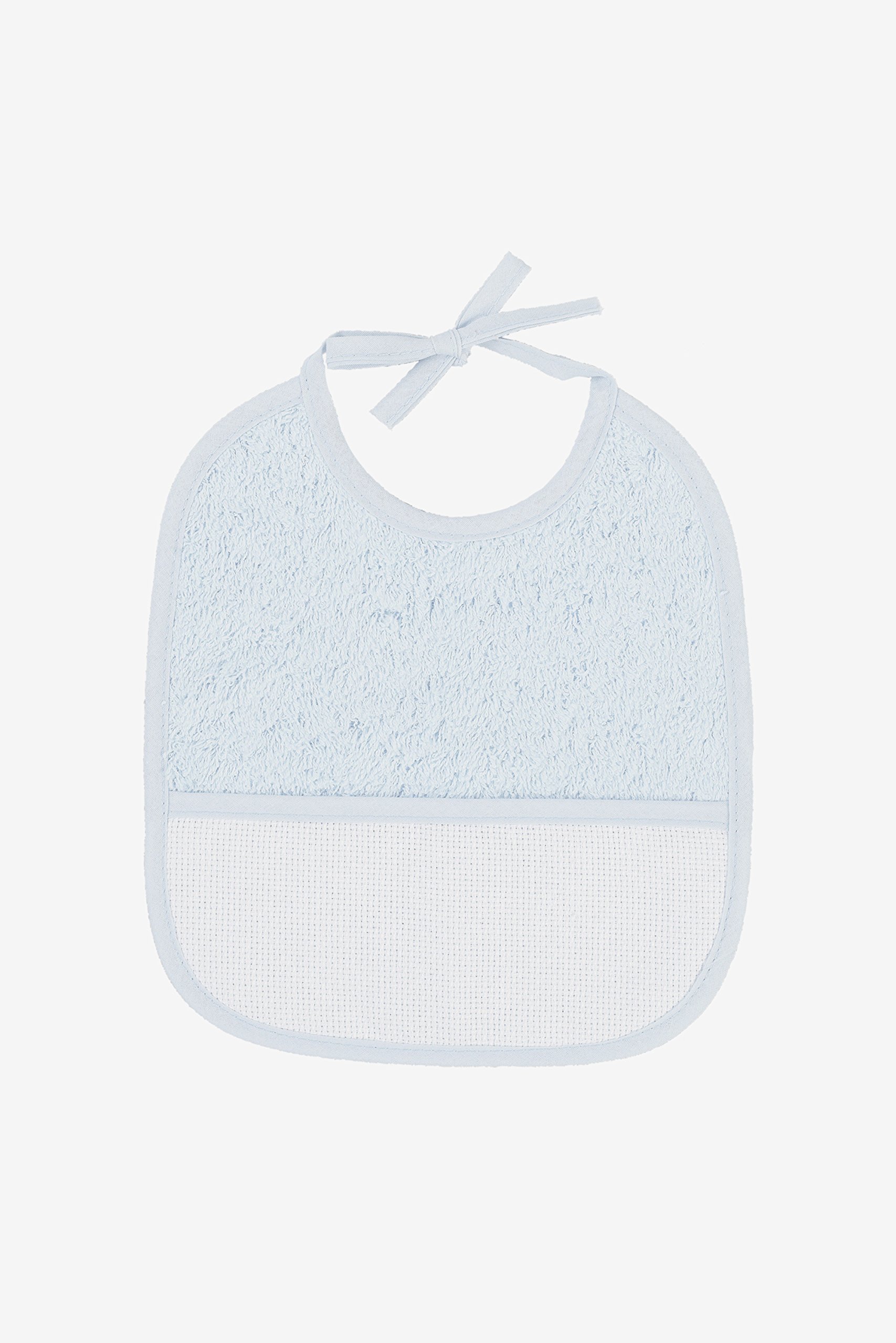 dmc-gift-of-stitch-bavaglino-0-3-mesi-azzurro-da-ricamare image 1