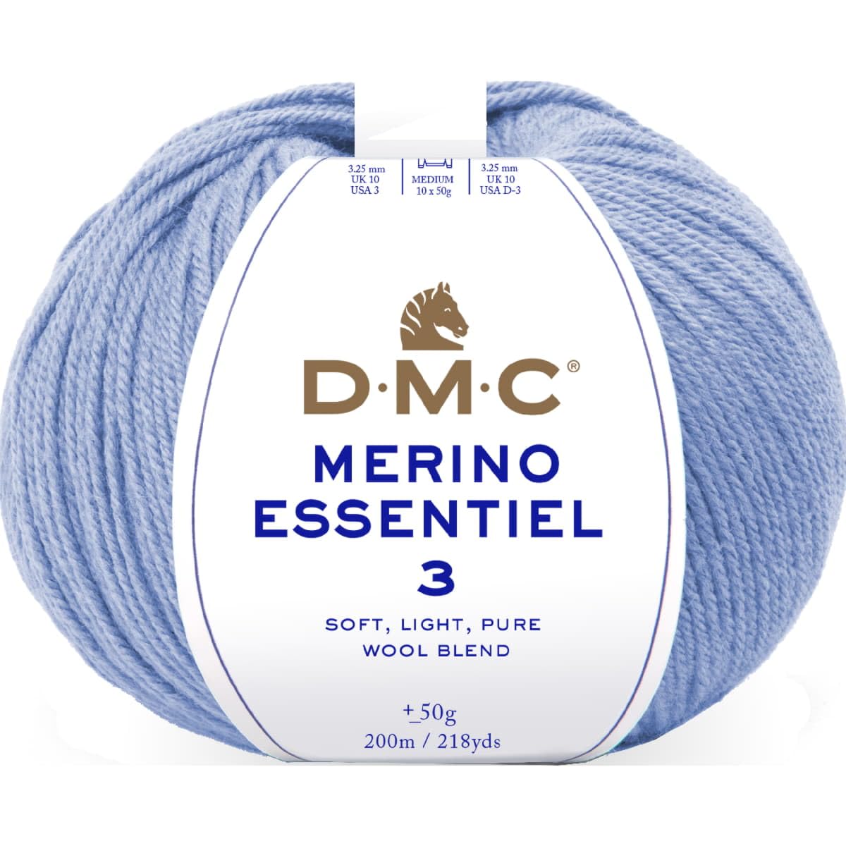 dmc-merino-essentiel-3-filato-50g-200m-50-lana-merino-50-acrilico image 1