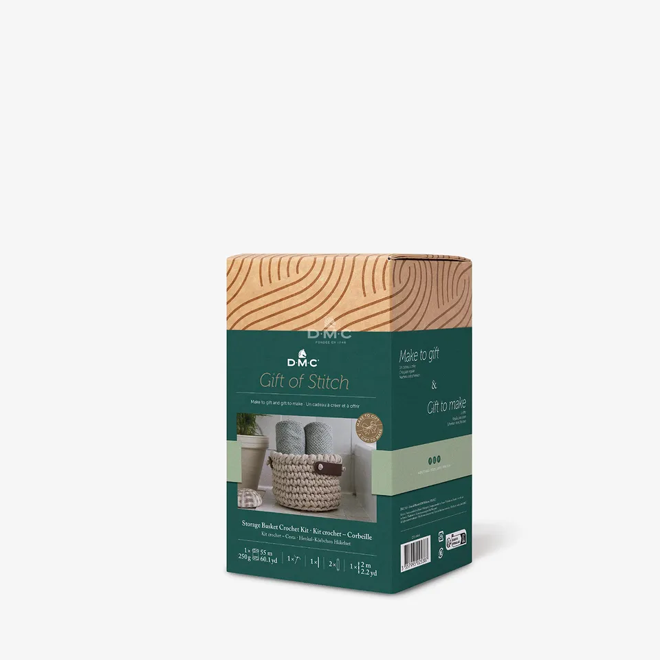 dmc-gift-of-stitch-kit-cestino-uncinetto-nova-vita-12-manici-pelle image 1