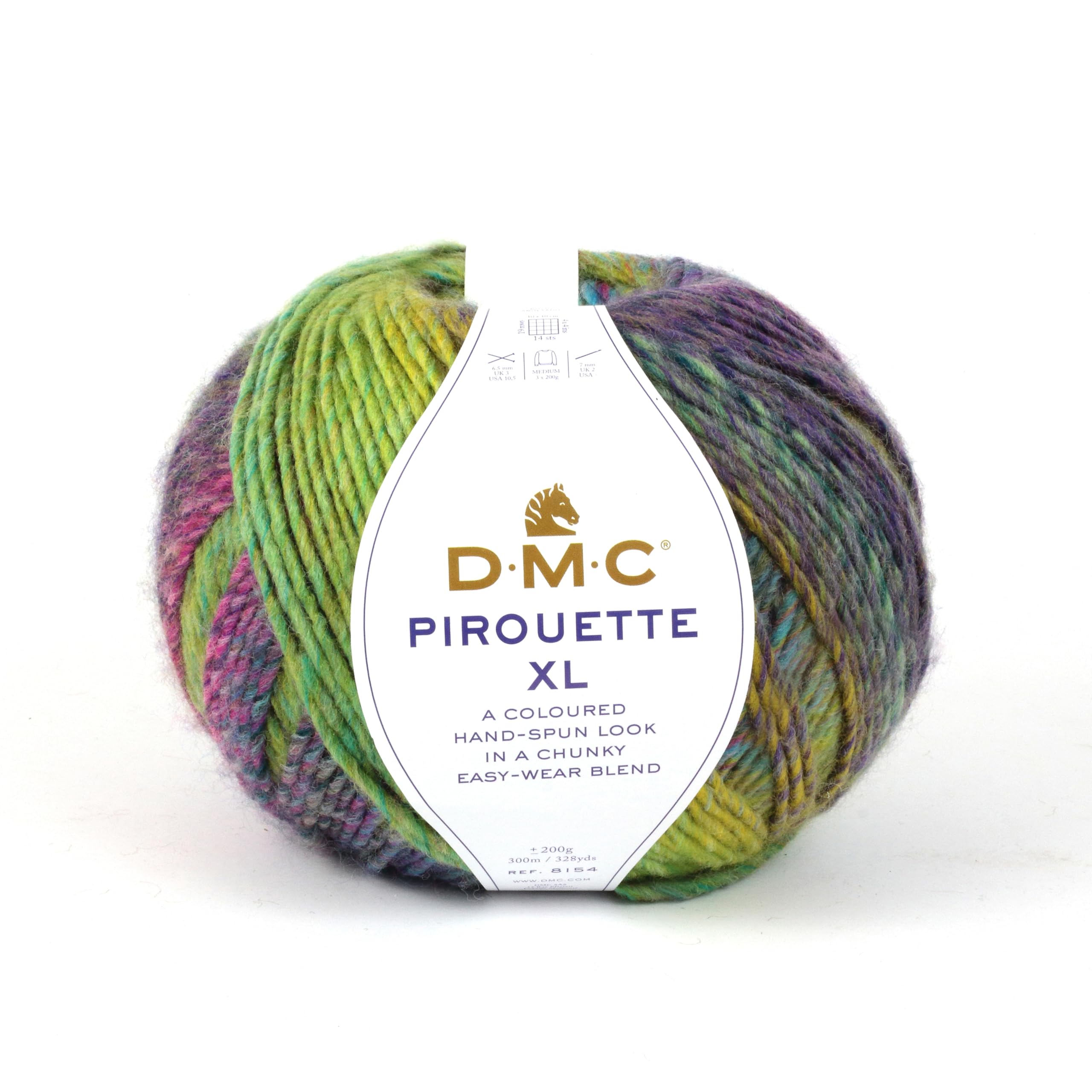 dmc-pirouette-xl-filato-200-g-300-m-80-acrilico-20-lana-vergine-ferri-6-5 image 5