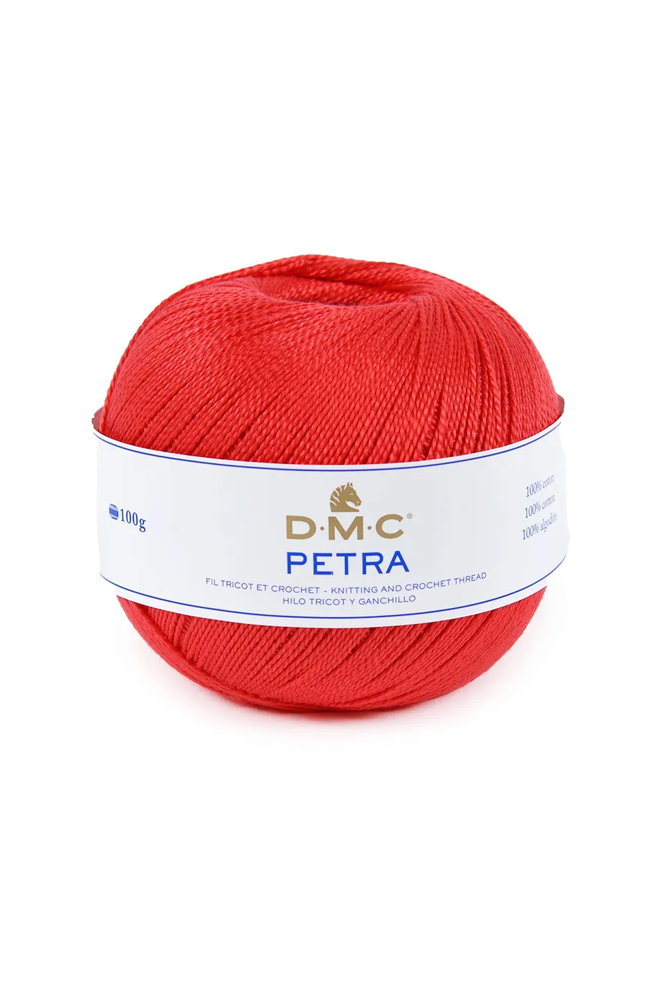 dmc-petra-n-3-filato-cotone-per-uncinetto-e-maglia-100-g-280-m image 1