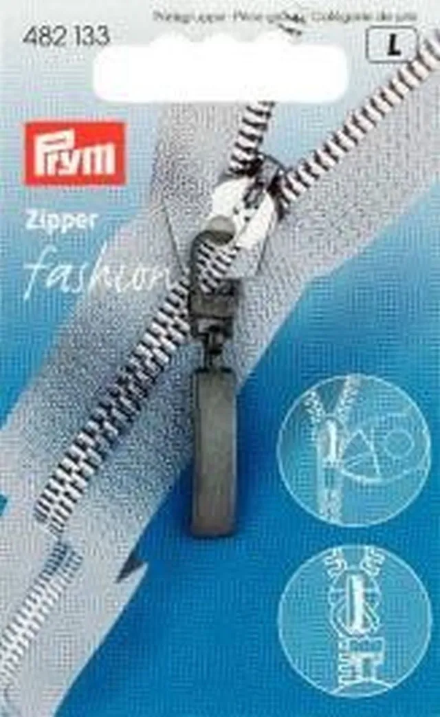 prym-tiretto-per-cerniera-classic-in-metallo-nero image 1