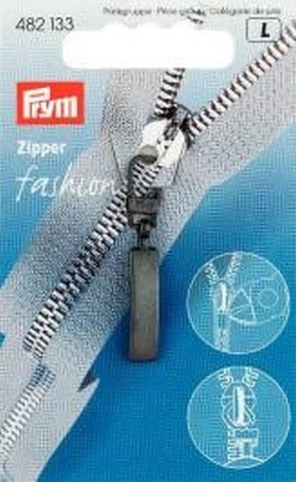 prym-tiretto-per-cerniera-classic-in-metallo-nero image 1