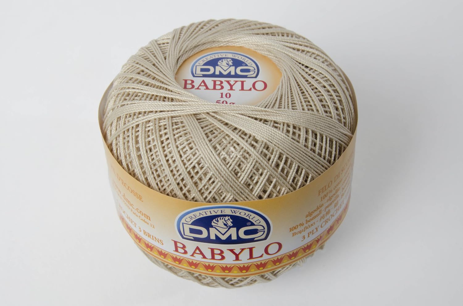 dmc-babylo-n-10-filato-cotone-uncinetto-50-g-per-decorazione-e-abiti image 1