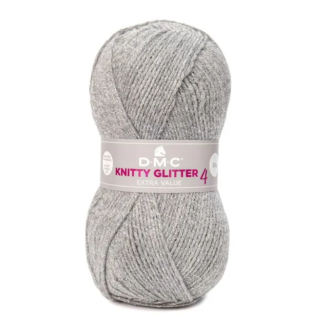 dmc-knitty-4-glitter-filato-acrilico-metallizzato-ferri-n-4-50-g-148-m-2 image 1