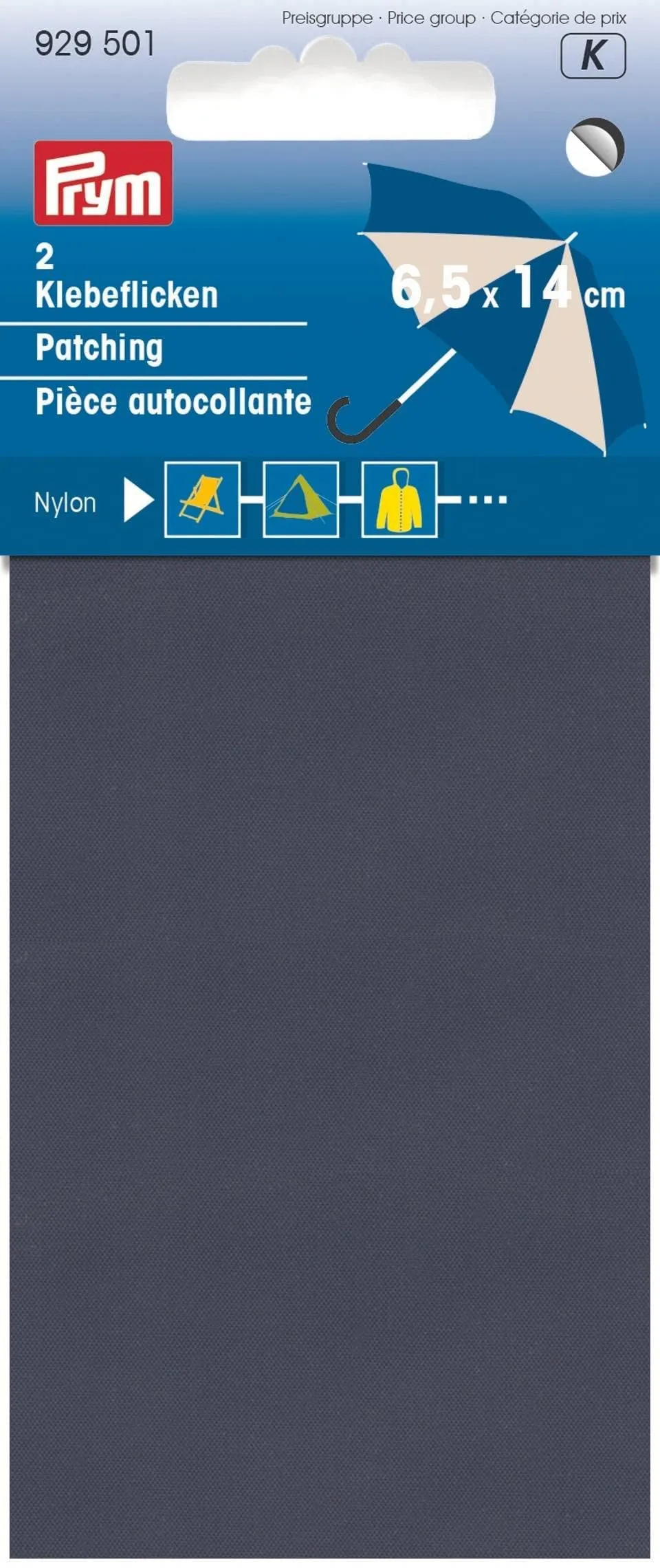 prym-toppa-in-nylon-autoadesiva-blu-marino-6-5x14cm-2-pezzi image 1