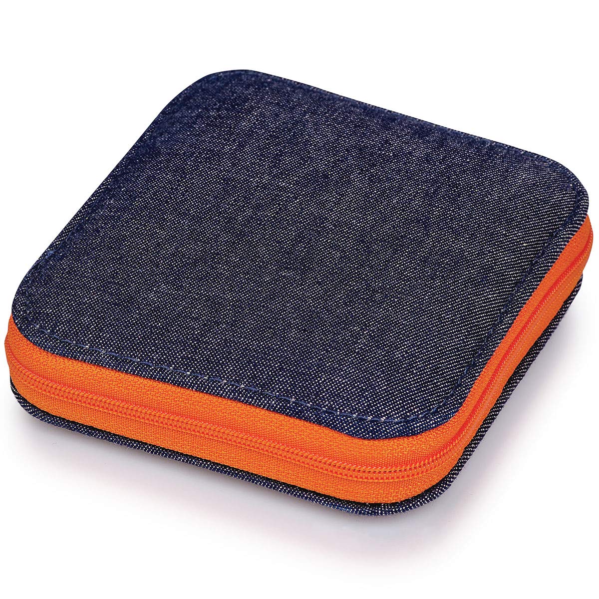 prym-kit-cucito-da-viaggio-in-custodia-denim-con-zip-arancione image 1