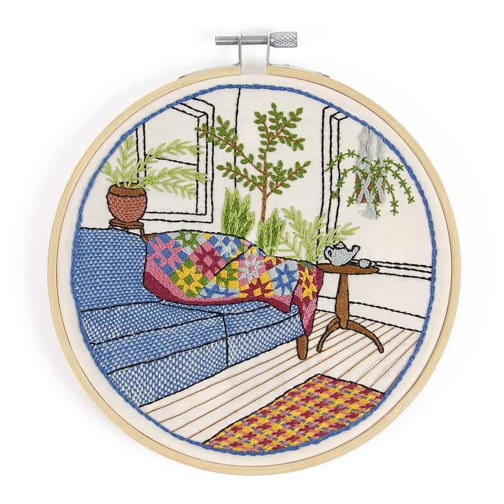 dmc-giardino-d-inverno-by-karin-fast-kit-ricamo-livello-esperto image 1