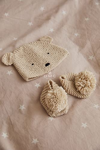 dmc-cappellino-scarpine-teddy-kit-maglia-neonato-0-6-mesi image 8