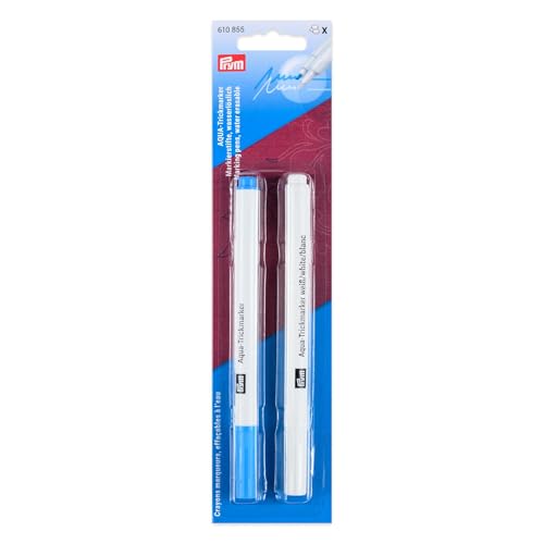 prym-610855-trickmarker-aqua-set-2-pennarelli-per-tessuto-idrosolubili-per-stoff image 4