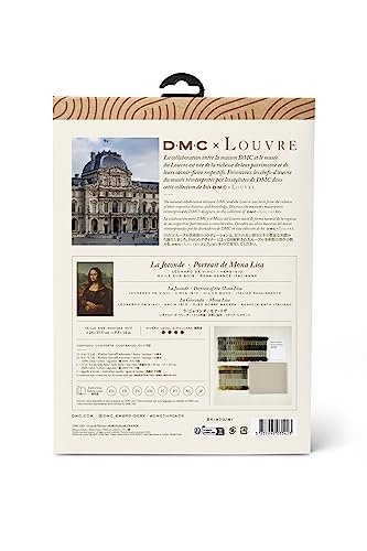 dmc-the-masters-collection-la-gioconda-leonardo-da-vinci-kit-punto-croce-avanzat image 7