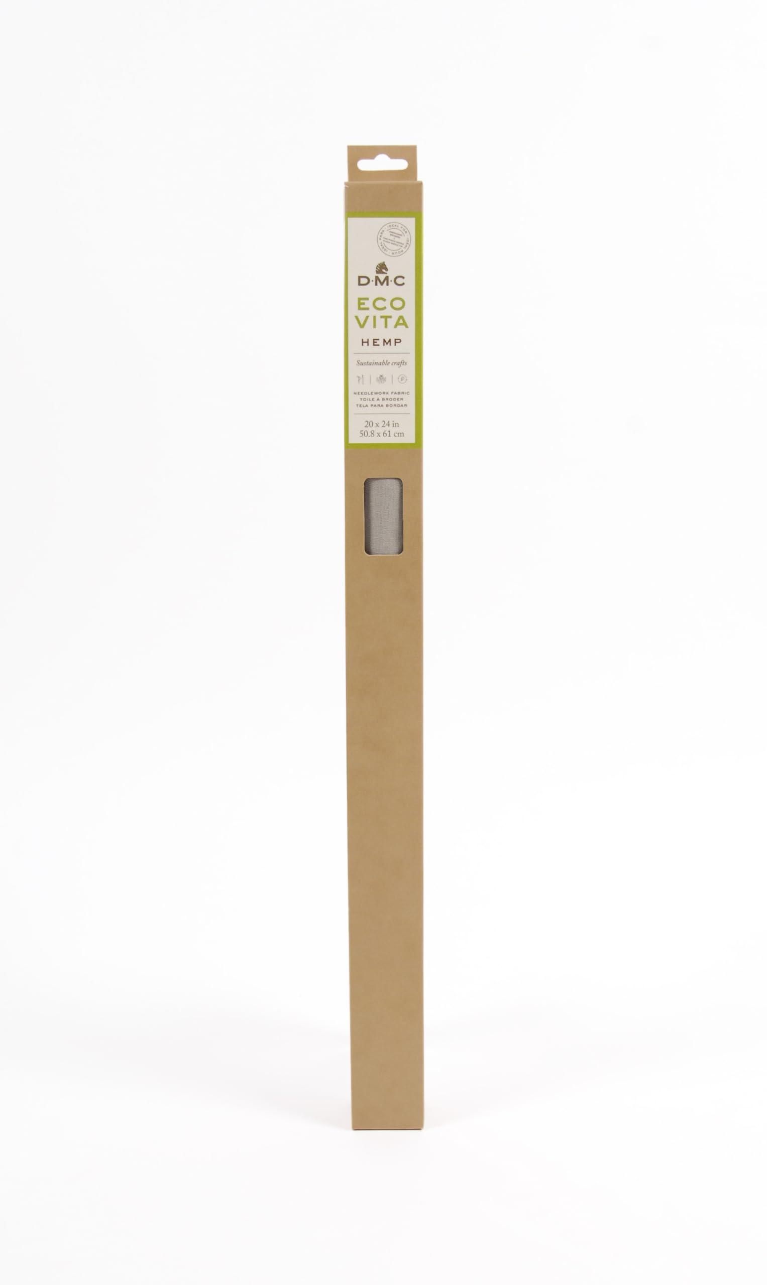 dmc-eco-vita-tela-canapa-per-ricamo-e-punch-needle image 1