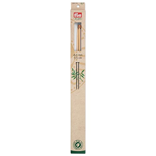 prym-1530-ferri-da-maglia-a-punta-singola-bamb-33-cm-4-00-mm-naturale image 4