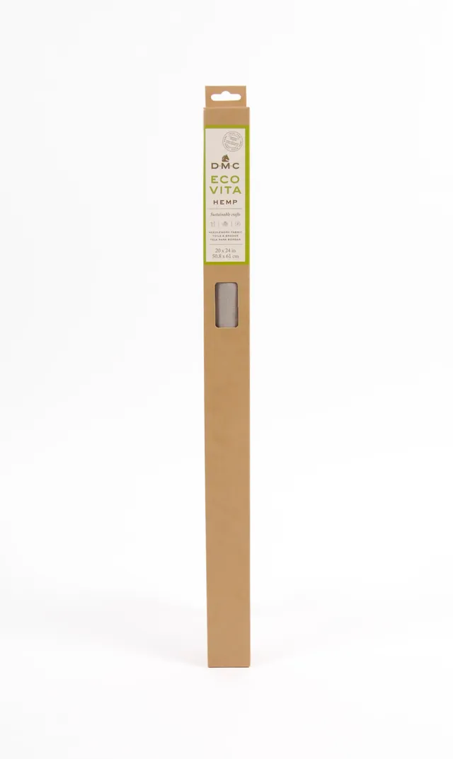 dmc-eco-vita-tela-canapa-per-ricamo-e-punch-needle image 1