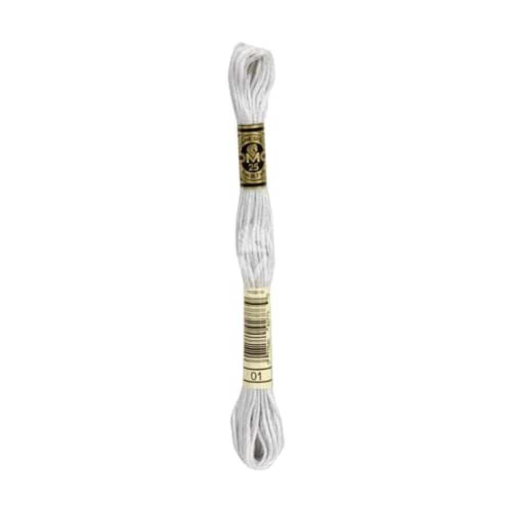 dmc-moulin-sp-cial-117mc-0001-filo-da-ricamo-cotone-bianco-8-m image 1