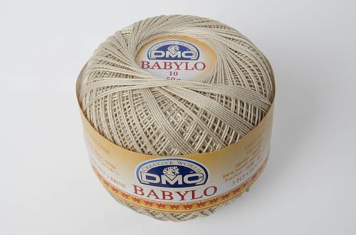 dmc-babylo-n-10-filato-cotone-uncinetto-50-g-per-decorazione-e-abiti image 2