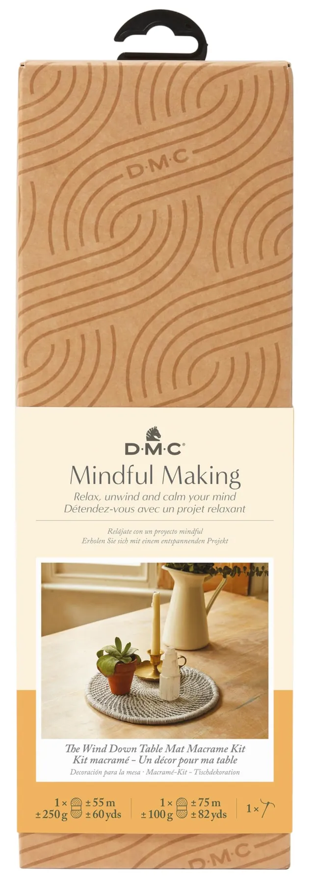 dmc-mindful-making-kit-macram-centrotavola-tavola-40-cm image 1