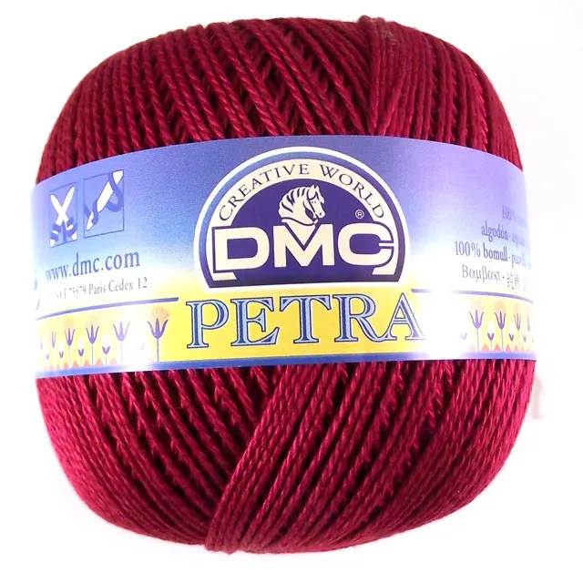 dmc-petra-n-5-filato-cotone-mercerizzato-uncinetto-100-g image 1