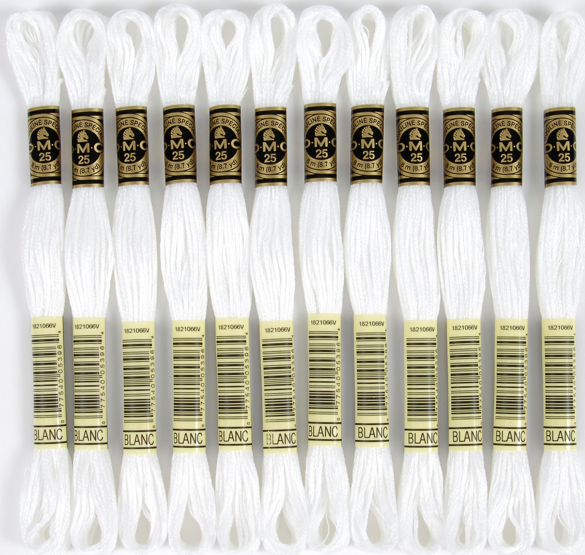 dmc-moulin-sp-cial-cotone-da-ricamo-bianco-117-blanc-8-7-m-confezione-12-matassi image 1