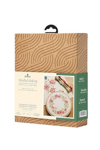 dmc-mindful-making-kit-punto-croce-fragranza-di-rose image 5