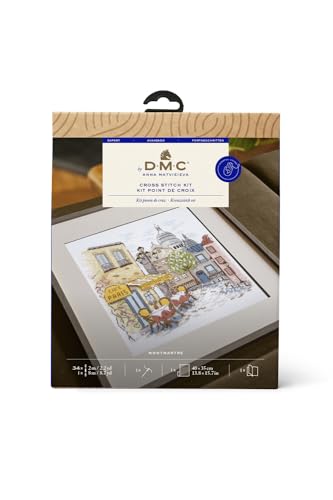 dmc-montmartre-di-anna-matvieieva-kit-punto-croce-esperto-23x21-cm image 5