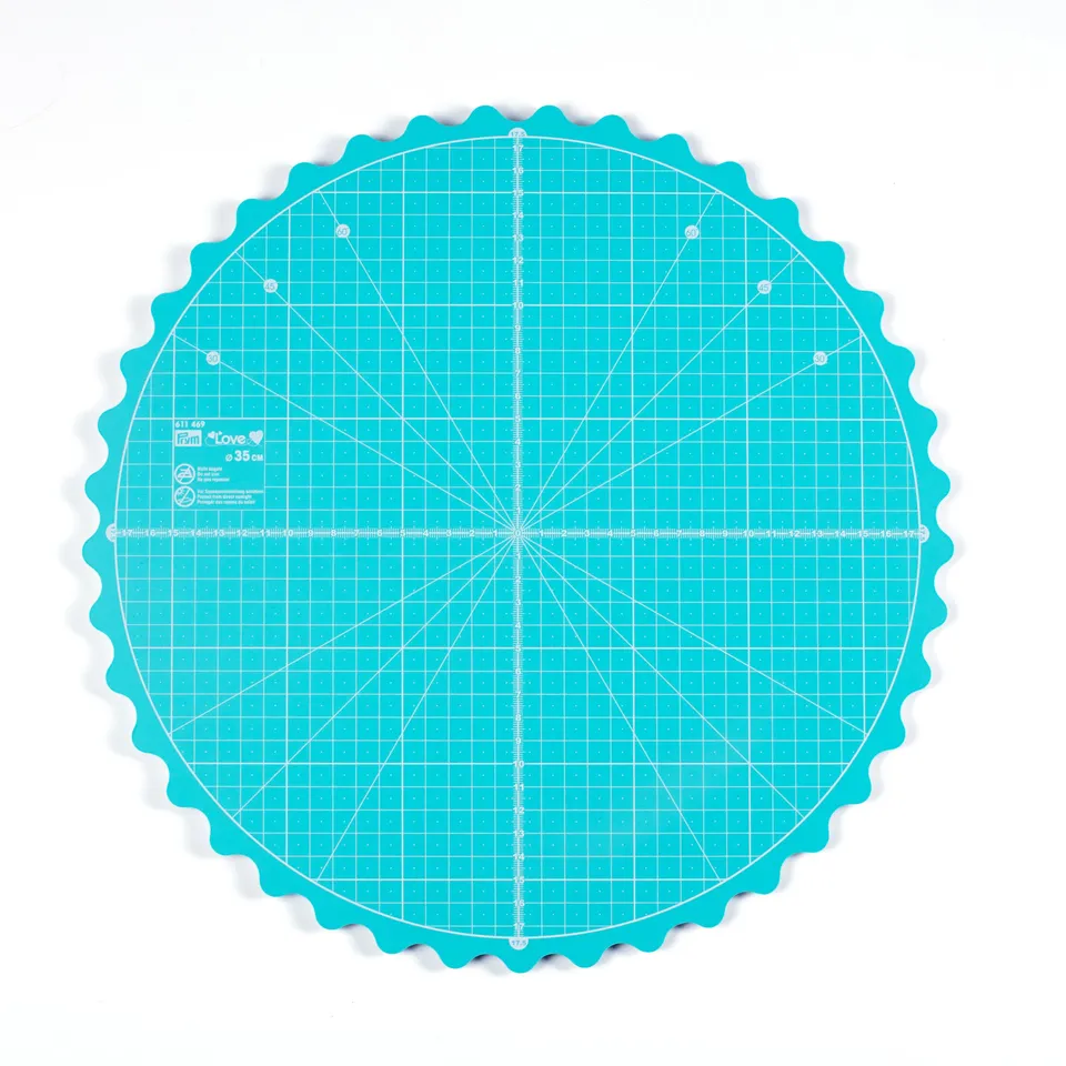 prym-tappetino-da-taglio-rotante-verde-per-patchwork image 1