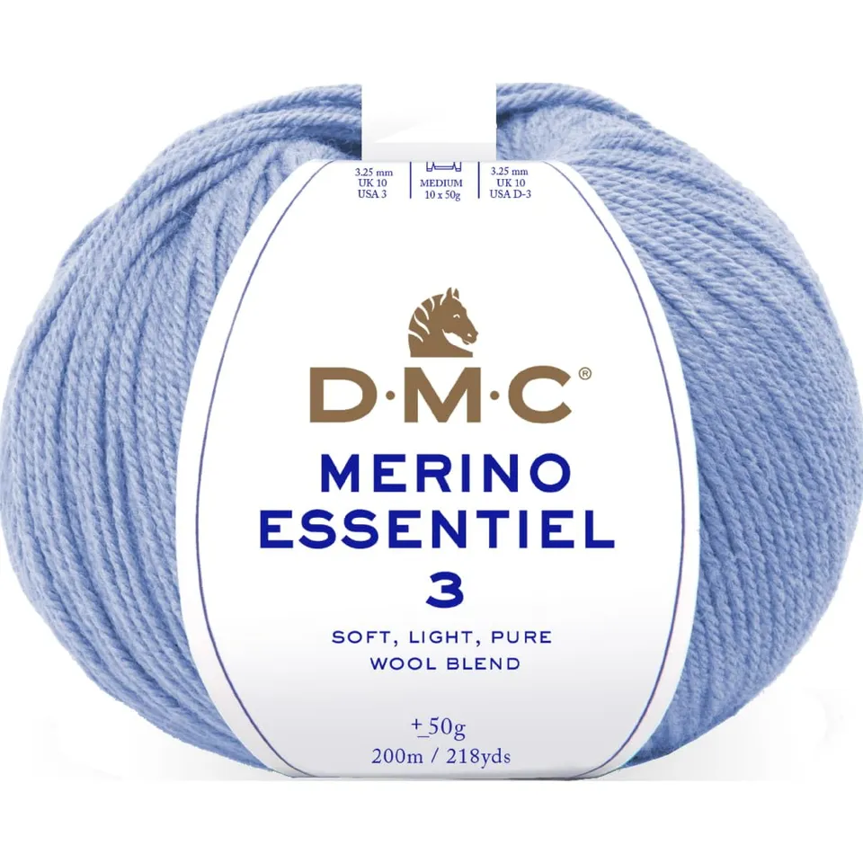 dmc-merino-essentiel-3-filato-50g-200m-50-lana-merino-50-acrilico image 1