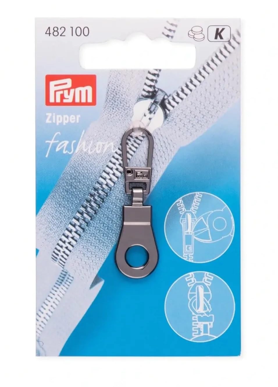 prym-originals-crystal-trasparente-tir-zip-cerniera-1-unit image 2