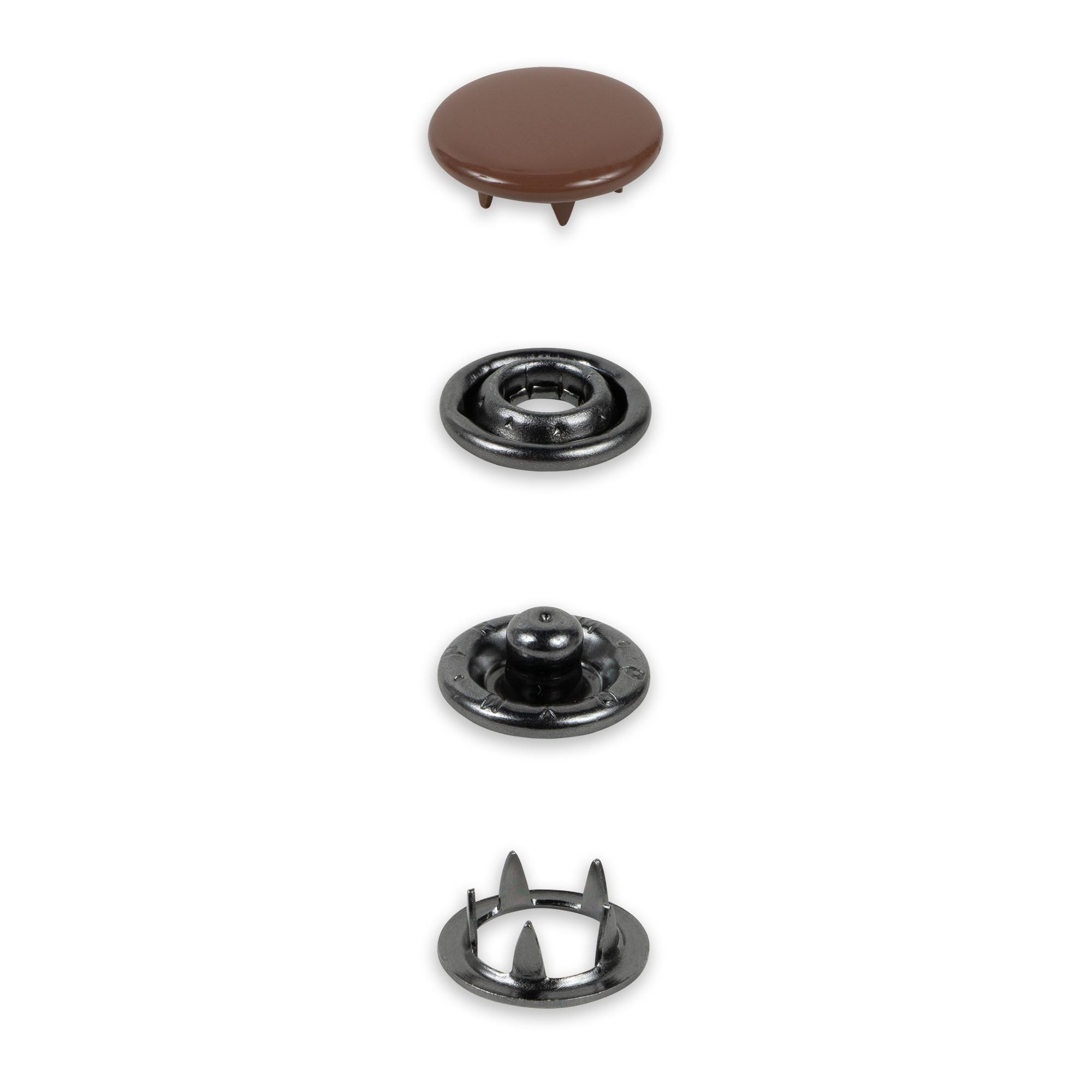 prym-390780-bottoni-automatici-jersey-12-mm-marrone-scuro-compatibili-vario-crea image 2