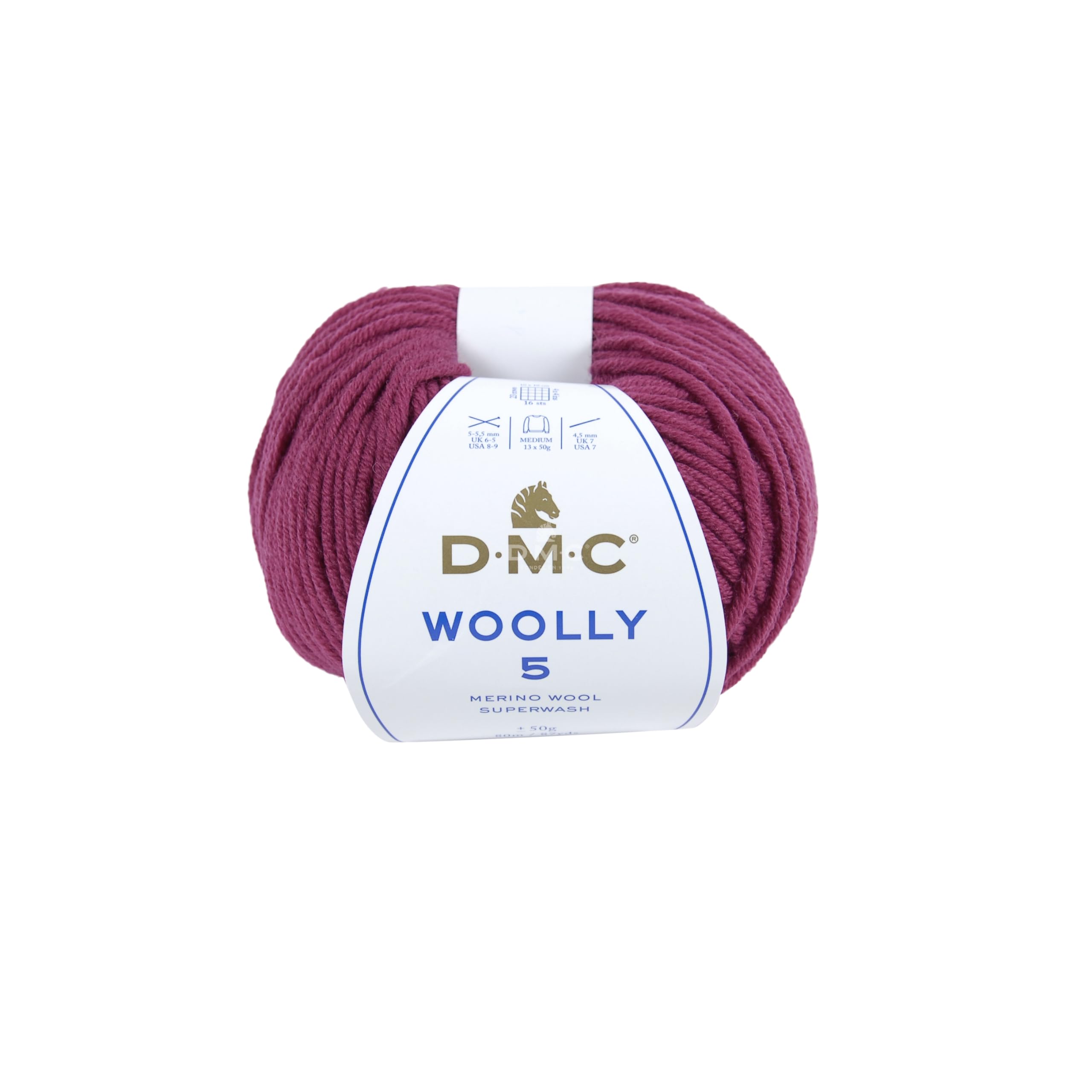 dmc-490-61-lana-merino-woolly-5-viola-80m-50g-aran-superwash image 6