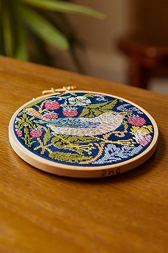 dmc-ladro-di-fragole-di-william-morris-kit-punto-croce-avanzato-the-masters-coll image 4