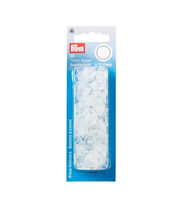 prym-colorsnaps-bottoni-a-pressione-rotondi-opachi-trasparenti-12-4-mm-30-pezzi image 1