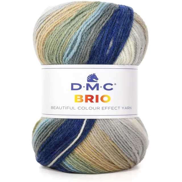 dmc-brio-filato-da-maglia-stampato-100-g-345-m image 1