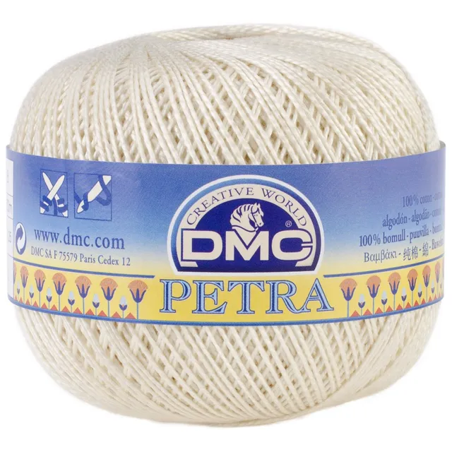 dmc-petra-n-5-filato-100-cotone-per-uncinetto-100-g-400-m image 1
