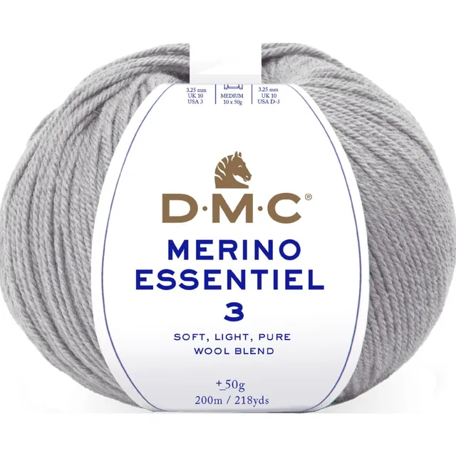 dmc-merino-essentiel-3-filato-50g-200m-50-lana-merino-50-acrilico-capi image 1