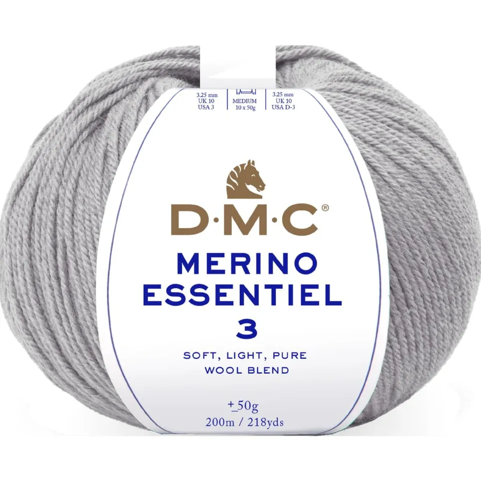 dmc-merino-essentiel-3-filato-50g-200m-50-lana-merino-50-acrilico-capi image 1