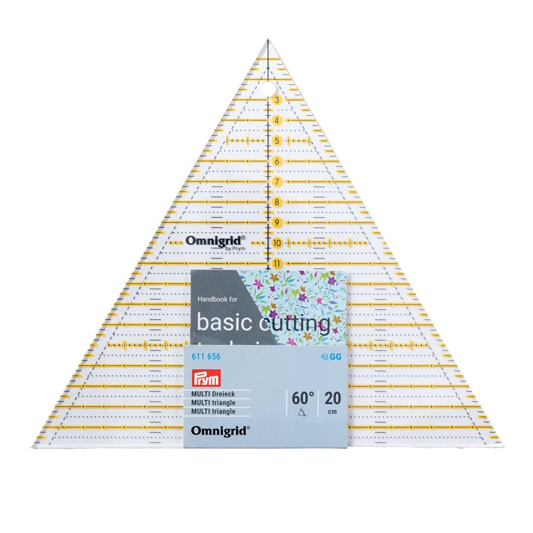 prym-omnigrid-squadra-triangolare-multi-patchwork-20-cm image 1