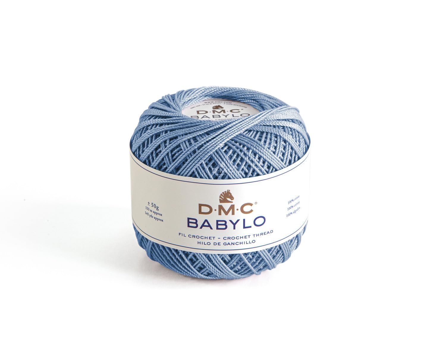 dmc-babylo-filo-di-scozia-da-uncinetto-cotone-per-casa-accessori-e-abbigliamento image 1