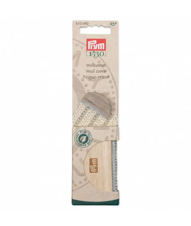 prym-pettine-in-lana-in-legno-blu-taglia-unica image 1