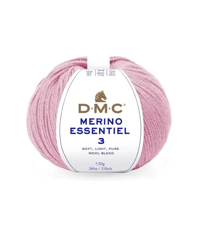 dmc-merino-essentiel-3-filato-50g-200m-50-lana-50-acrilico-24-colori image 1