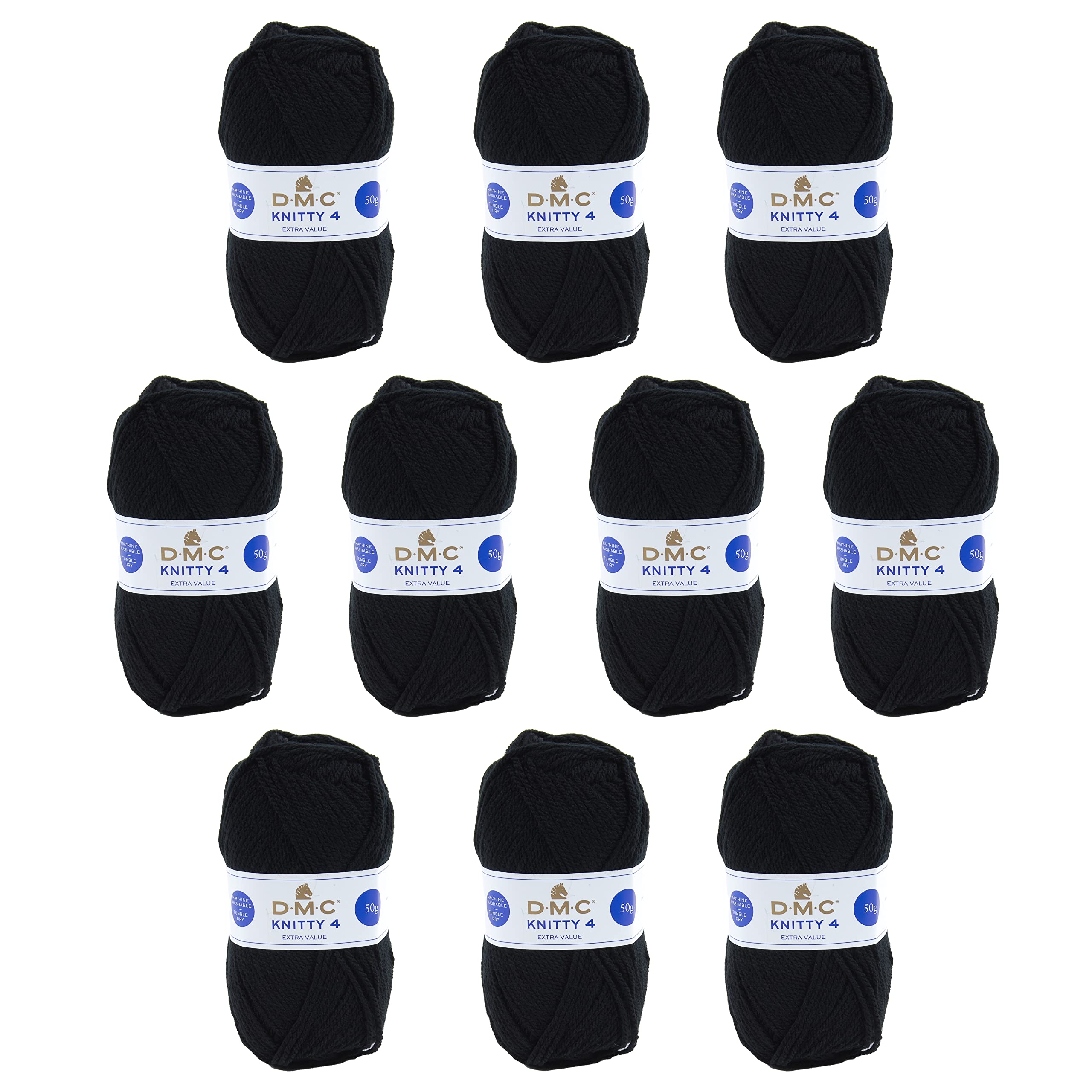 dmc-knitty-4-filato-acrilico-50-g-140-m-set-da-10-gomitoli image 1