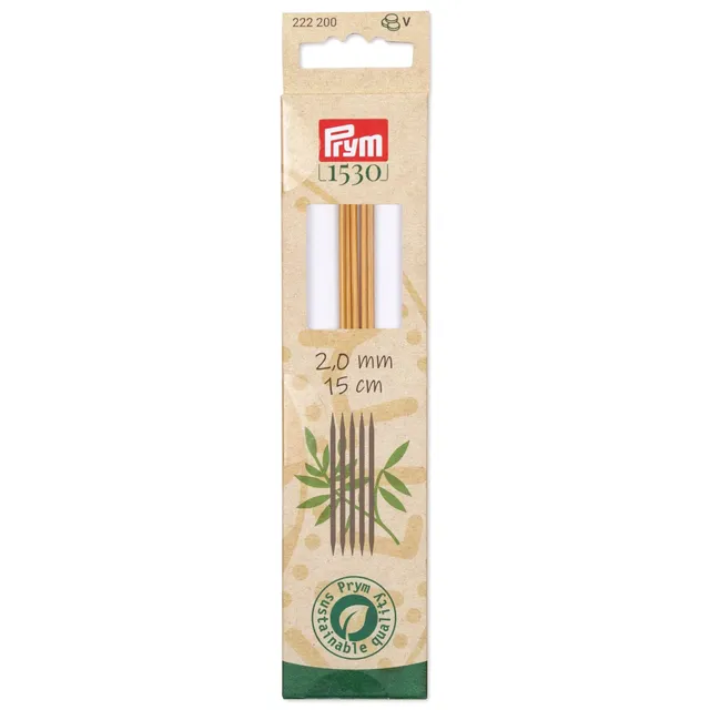prym-1530-bamb-ferri-a-doppia-punta-15-cm-2-00-mm-5-aghi image 1