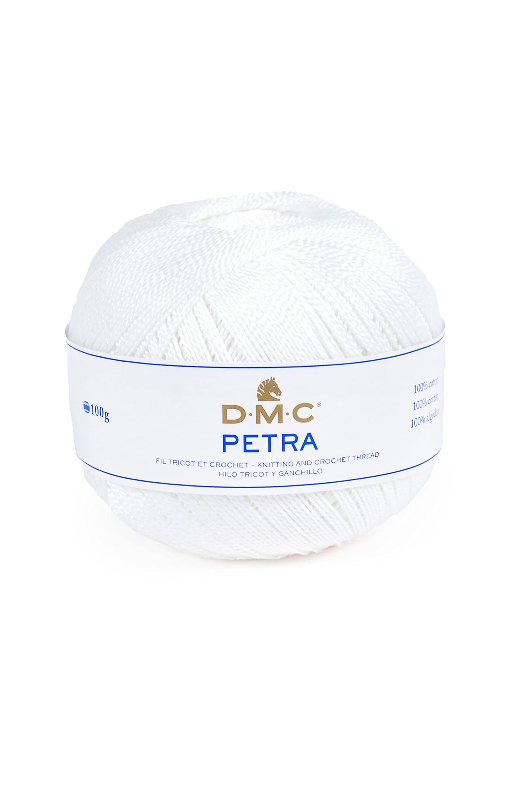 dmc-petra-n-3-filato-uncinetto-cotone-100-g-280-m image 1